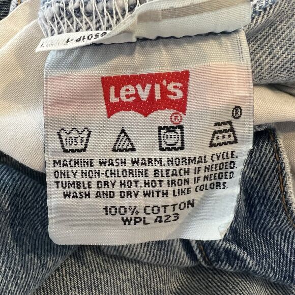Levi’s 501 Vintage 38x30 Jeans Missing Back Patch Made In Mexico Feb Of 2002 - Picture 9 of 16